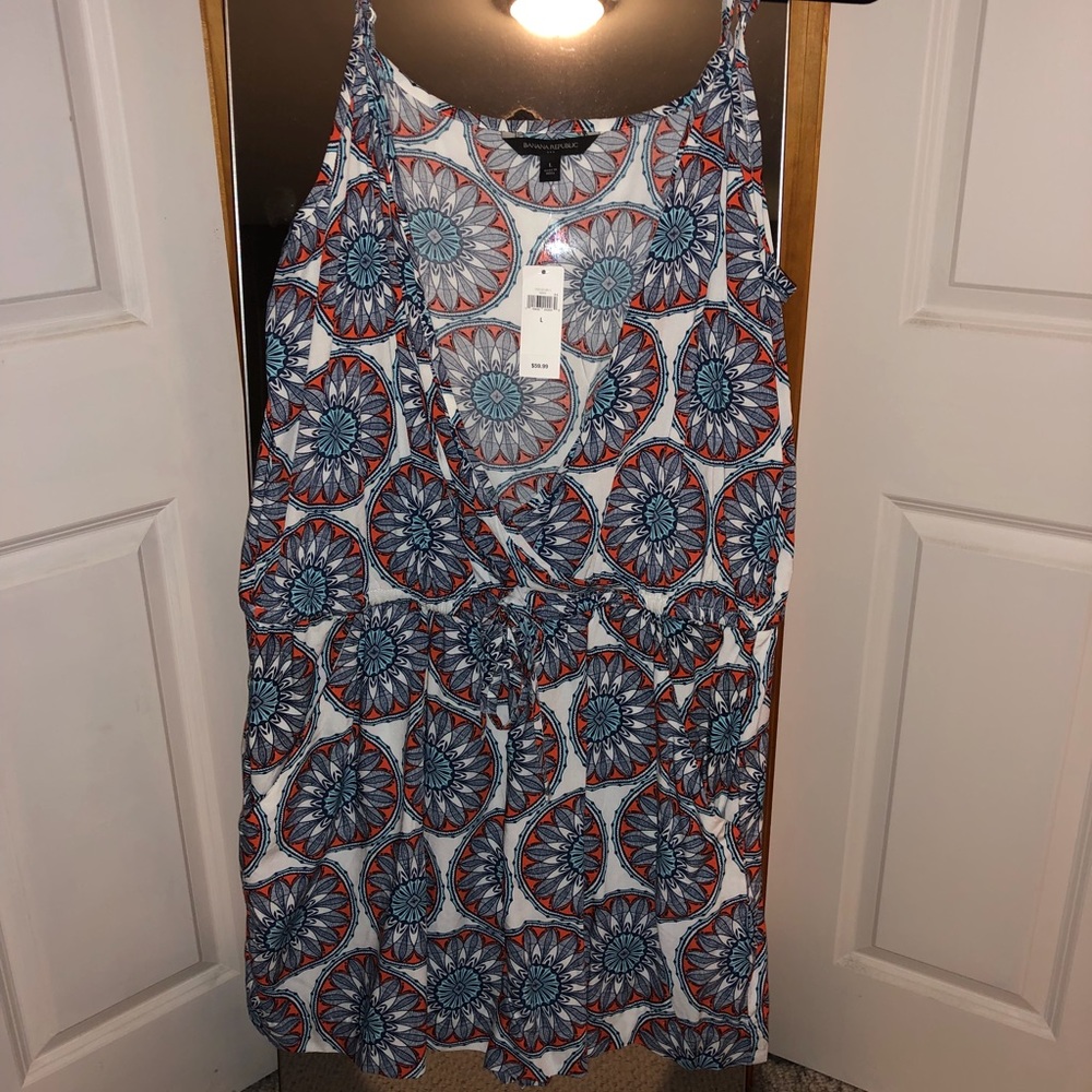 Banana Republic floral print romper - NWT